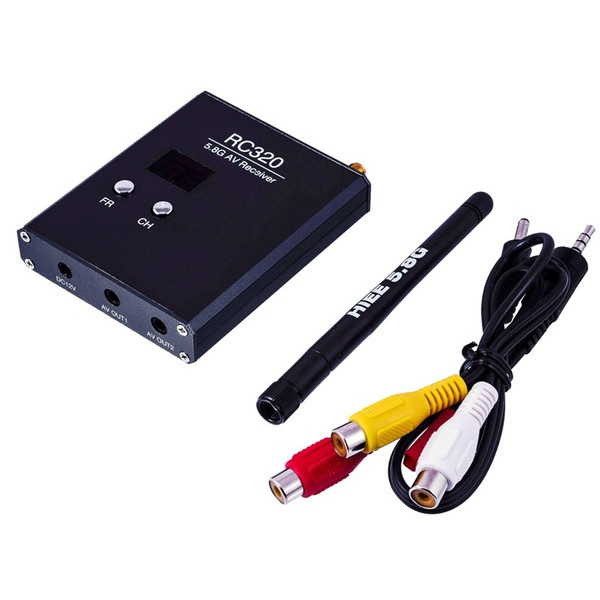 Приёмник видеосигнала HIEE 5.8GHz RC320 32 канала для FPV систем